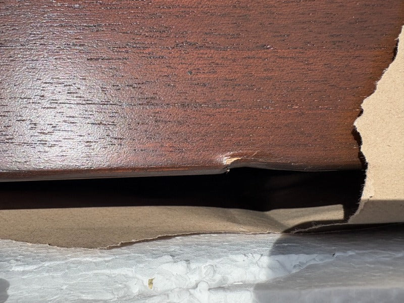 Norway Dark Walnut 6 Drawer Chest of Drawers (Damaged)