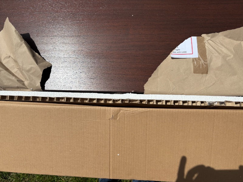 Norway Dark Walnut 6 Drawer Chest of Drawers (Damaged)