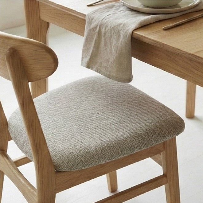 Wright Oak Rectangular Extendable Dining Table