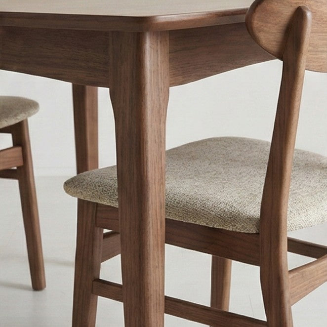 Wright Walnut Rectangular Extendable Dining Table