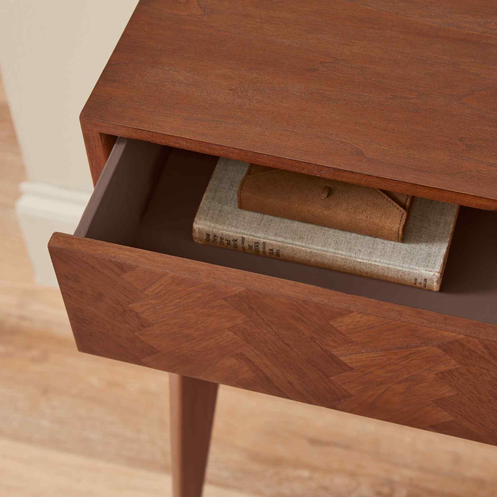 Mid Century Modern Parquet Dressing Table and Desk