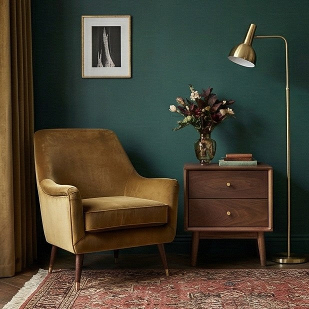 Wright Walnut Bedside Table