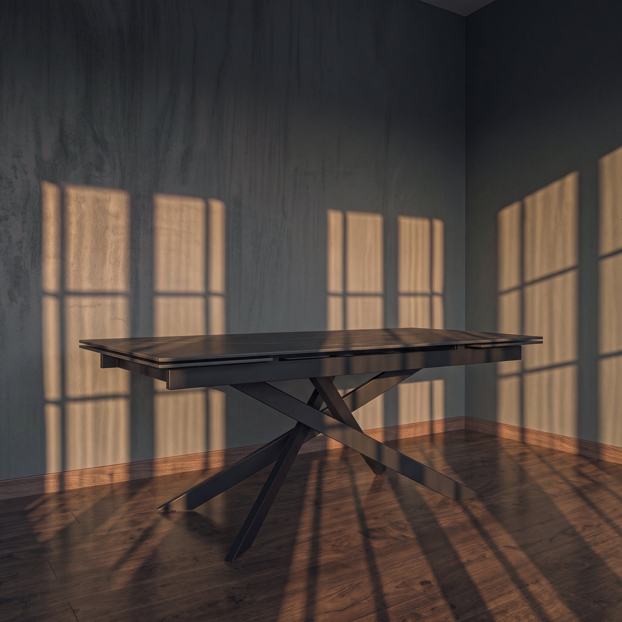 Kanso Sintered Stone Extending Dining Table
