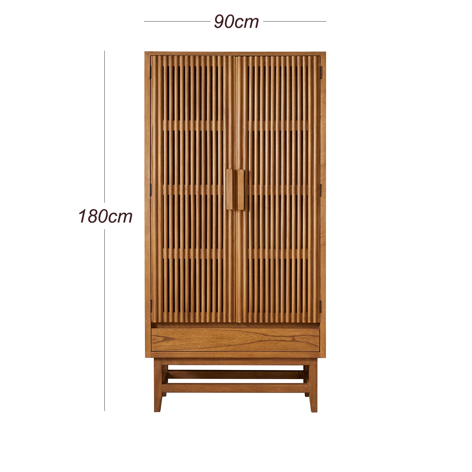 Melia Light Oak Wardrobe with Drawer