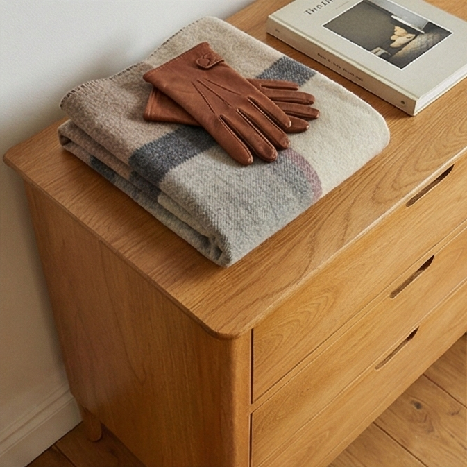 Norway Oak Chest of 3 Drawers