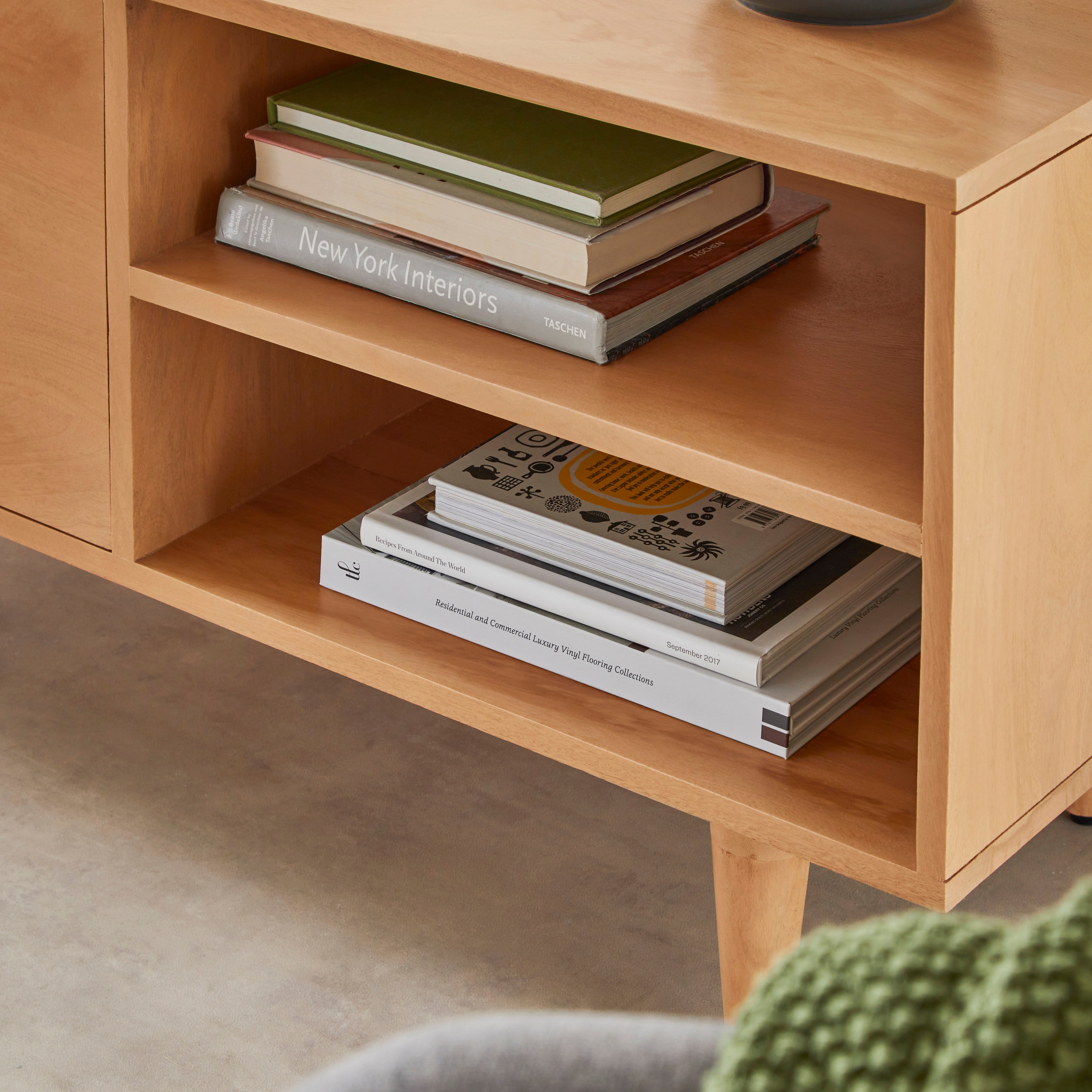 Scandinavian Light Walnut Oslo TV Stand