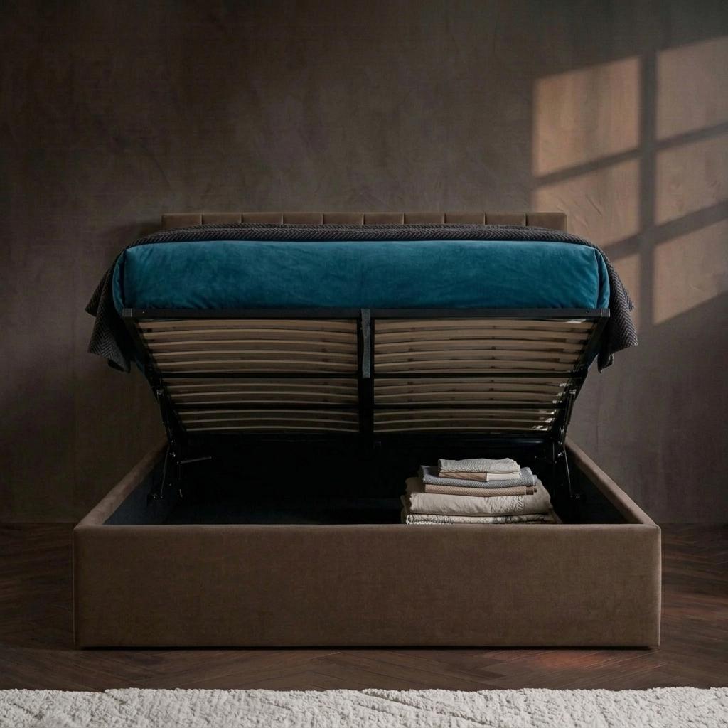 The Marlowe Ottoman Storage Bed