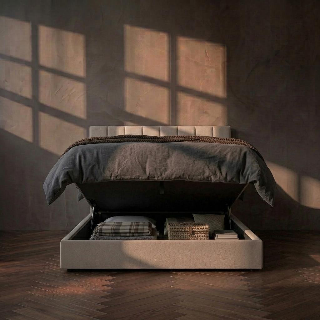 The Marlowe Ottoman Storage Bed