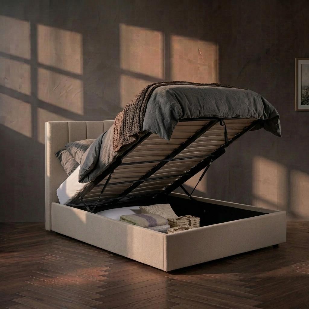 The Marlowe Ottoman Storage Bed