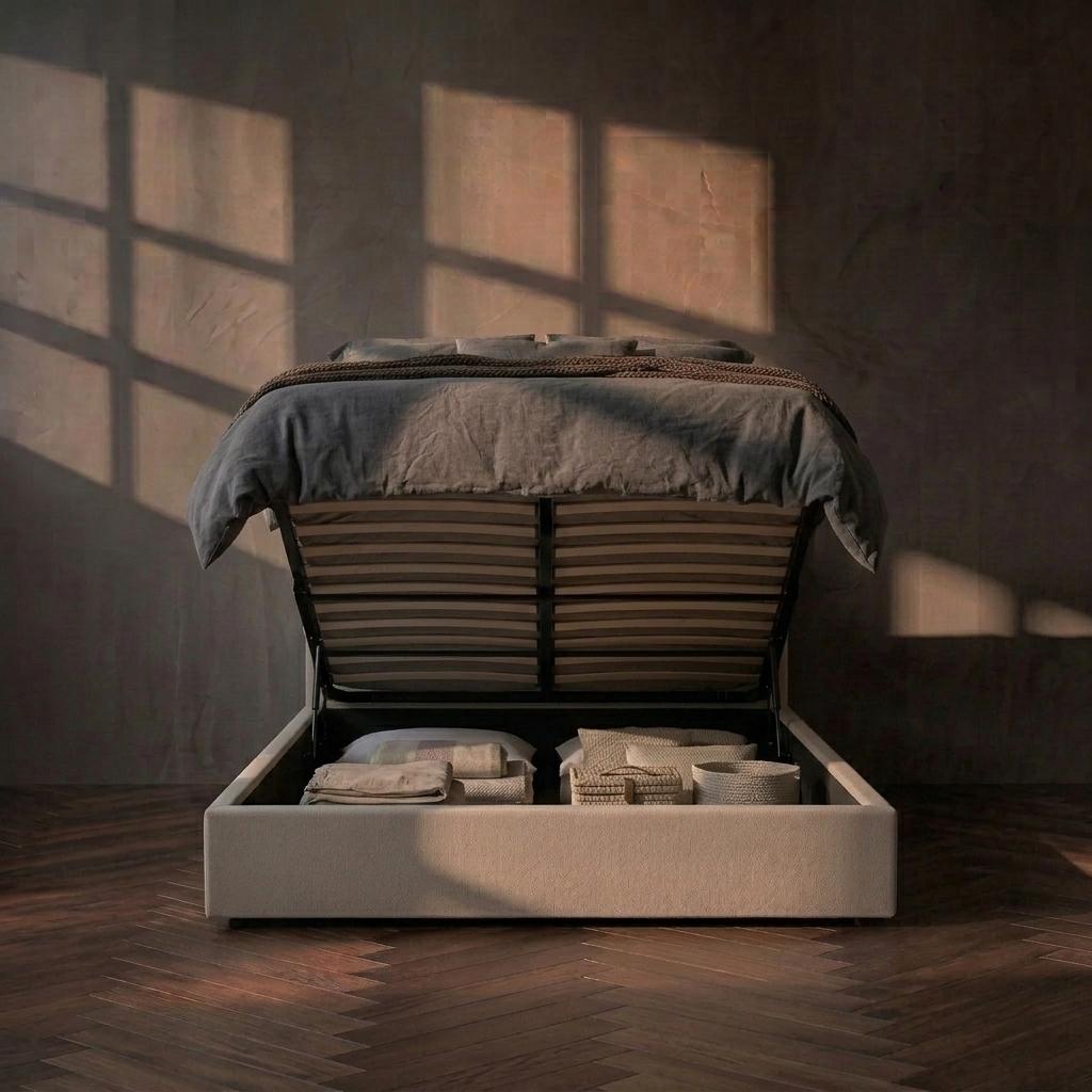The Marlowe Ottoman Storage Bed
