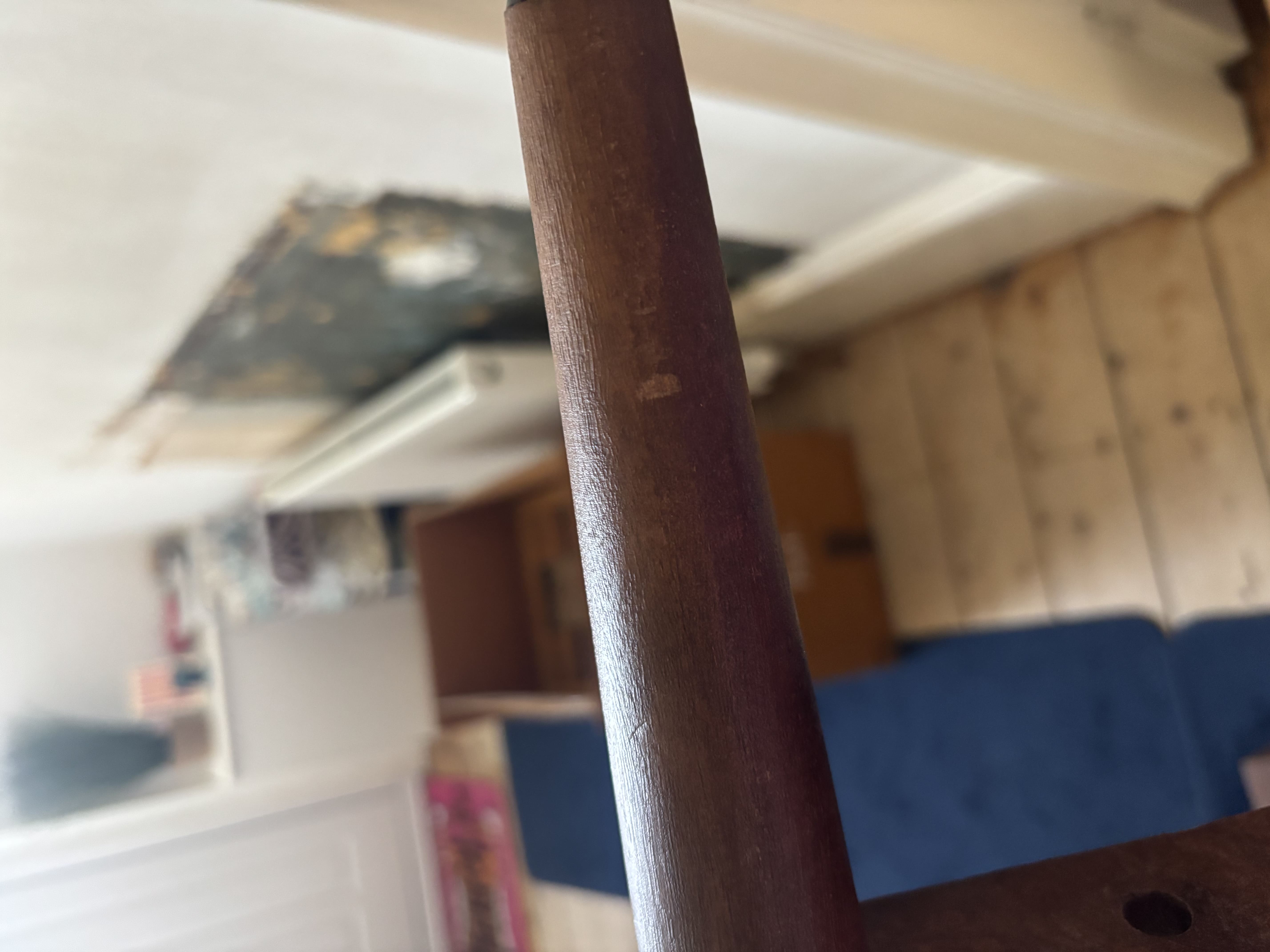 Scandinavian Walnut Oslo Bedside Table (Nicked Leg)