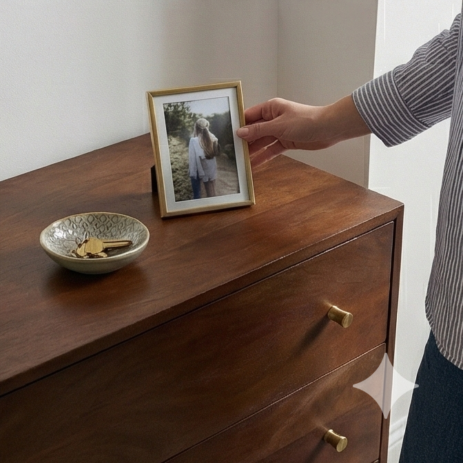 Scandinavian Walnut Oslo Chest of 3 Drawers