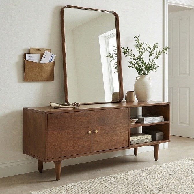 Scandinavian Walnut Oslo TV Stand