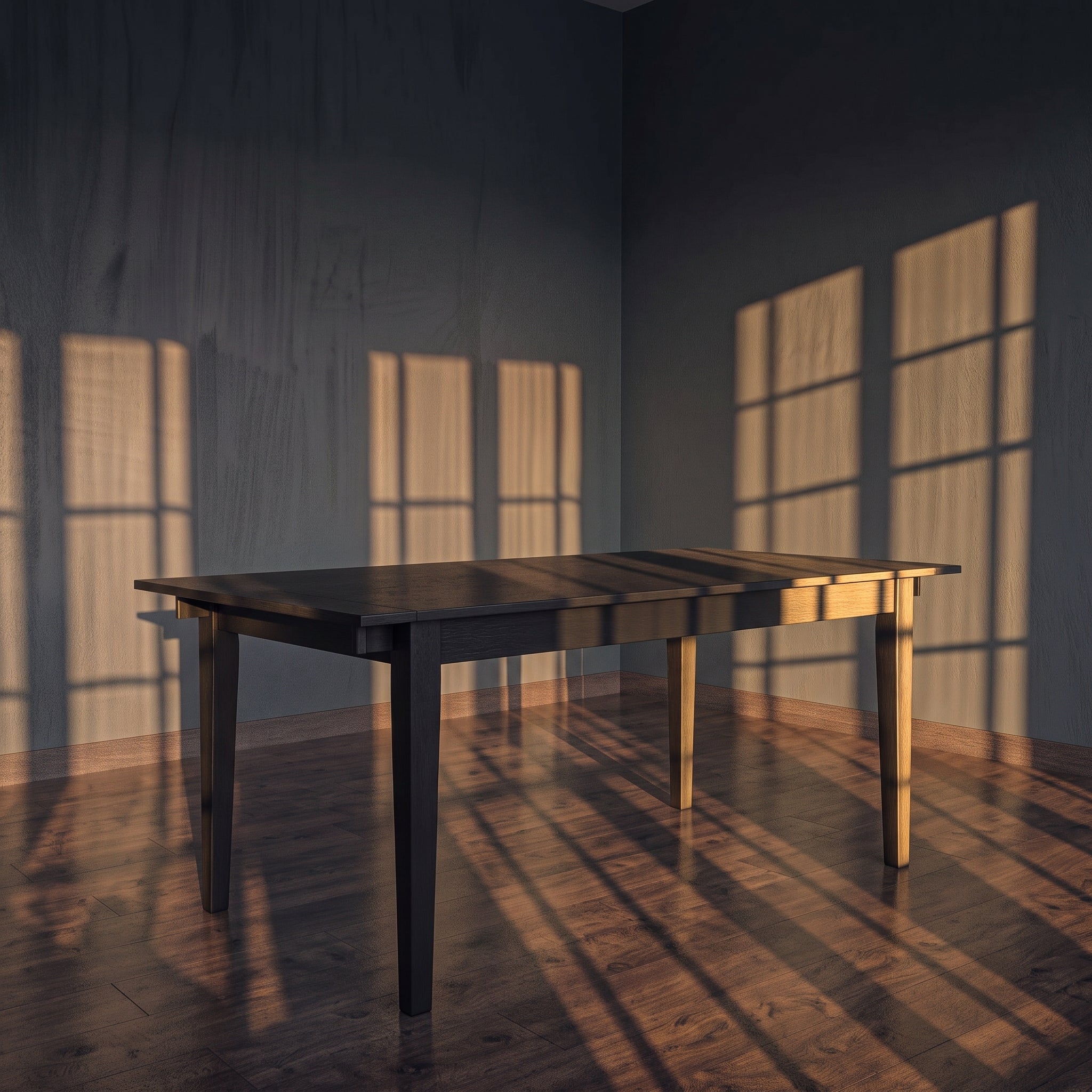 Wright Black Extending Dining Table