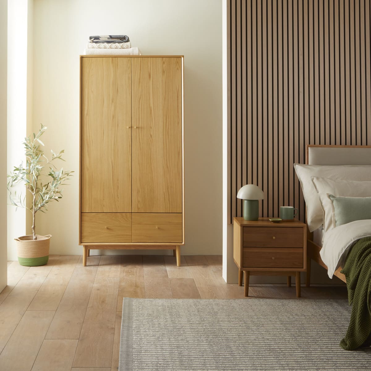 Wright Oak Wardrobe