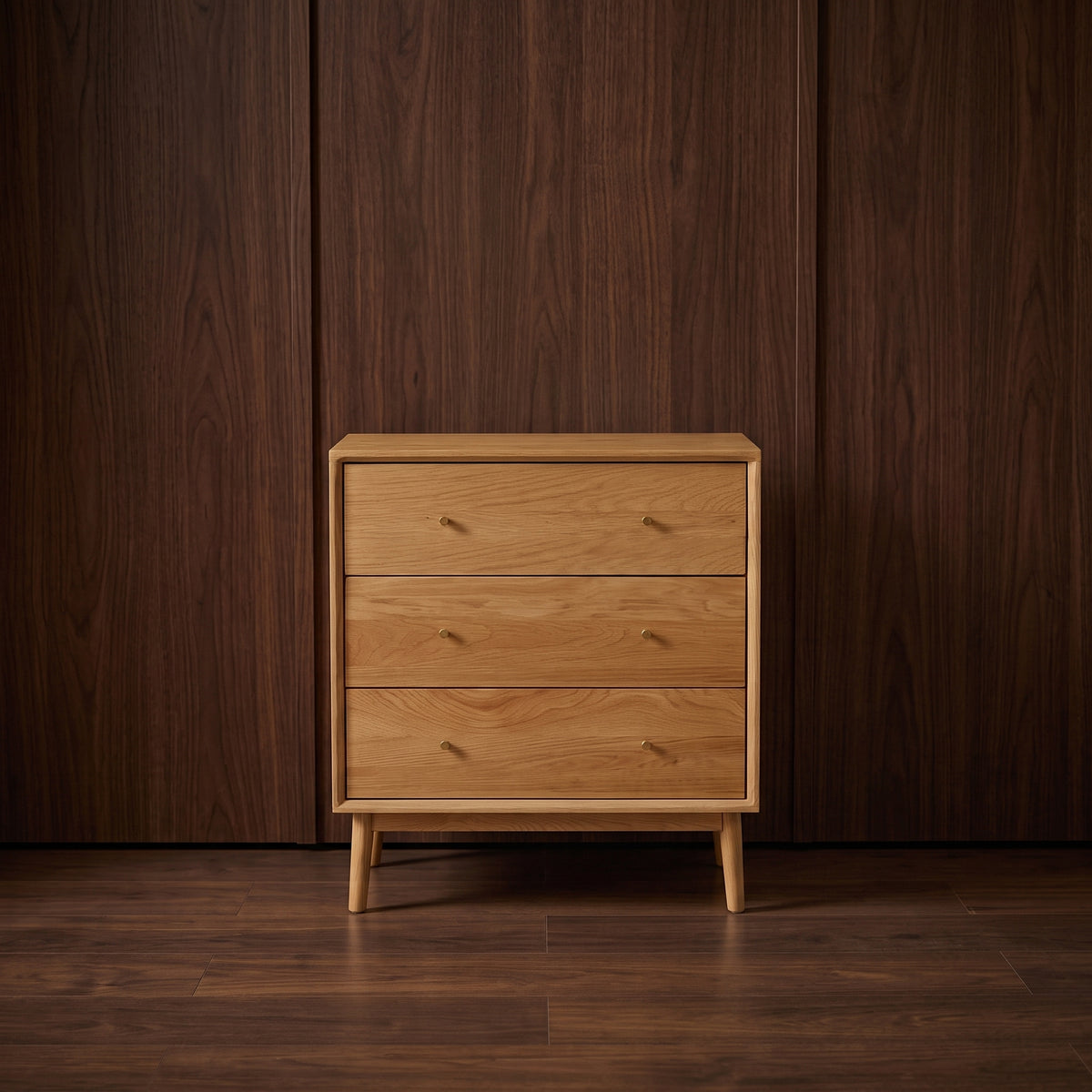 Wright Oak Chest of 3 Drawers