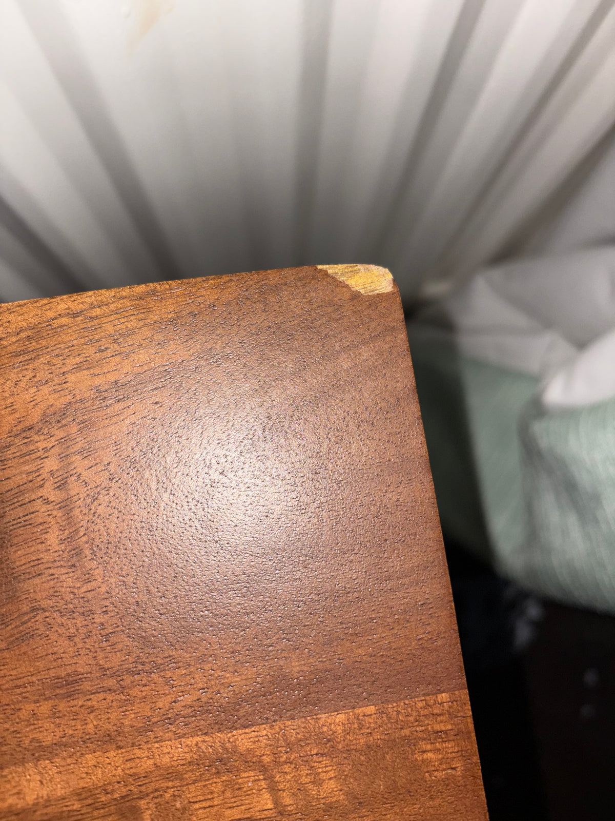 Scandinavian Walnut Oslo Bedside Table (Damaged)
