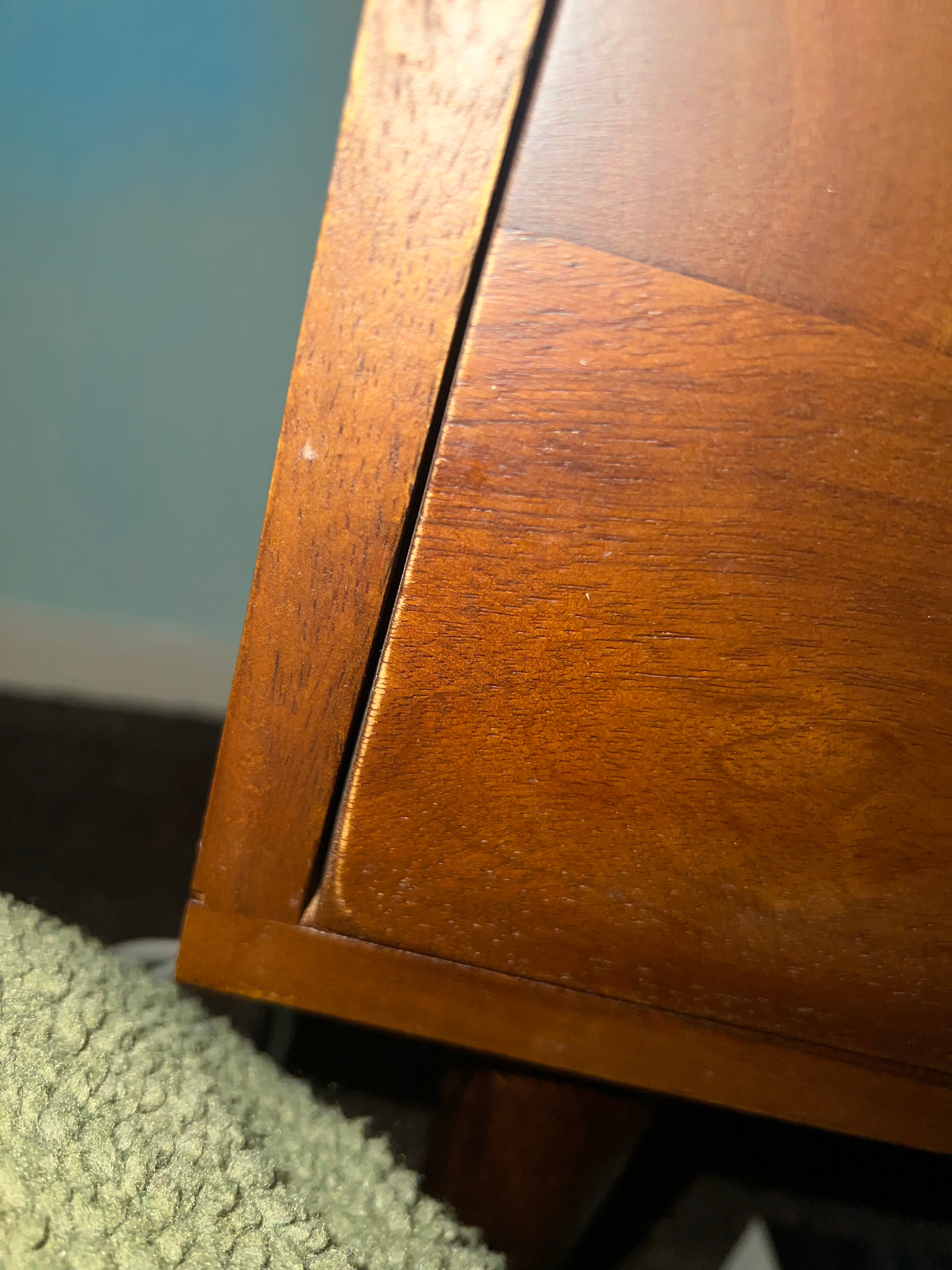 Scandinavian Walnut Oslo Bedside Table (Imperfect)