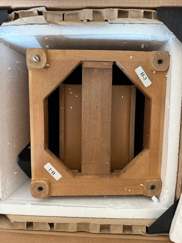 Norway Narrow Smoked Oak Bedside Table (Damaged)