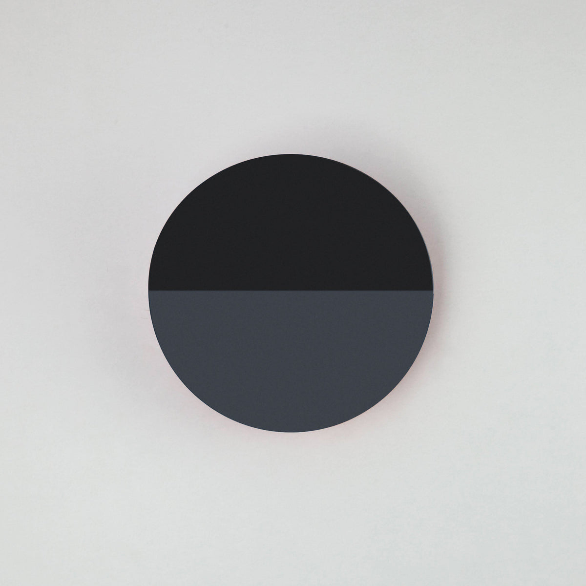 Matte Black Sculptural Indirect Wall Light