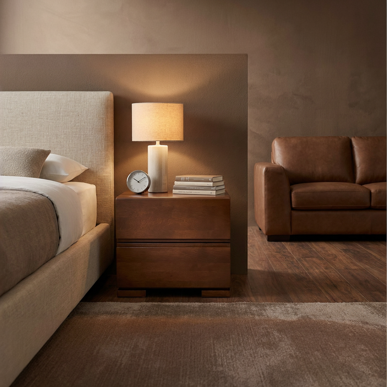 Modus Solid Wood Bedside Table