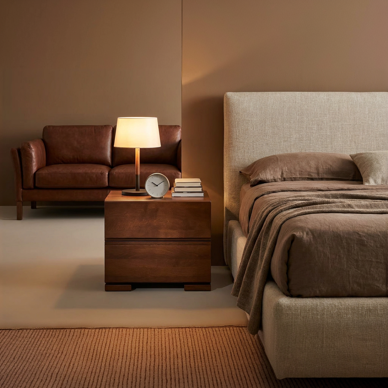 Modus Solid Wood Bedside Table
