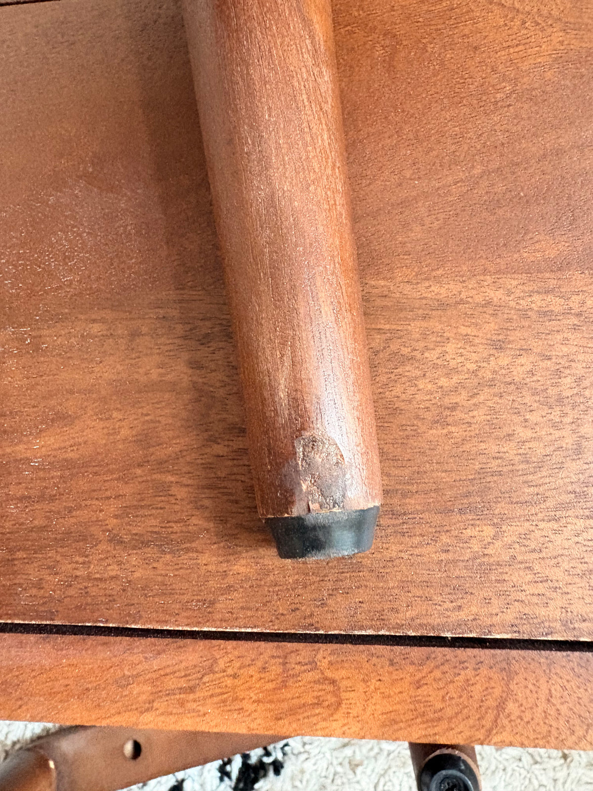 Scandinavian Walnut Oslo Bedside Table (Damaged)