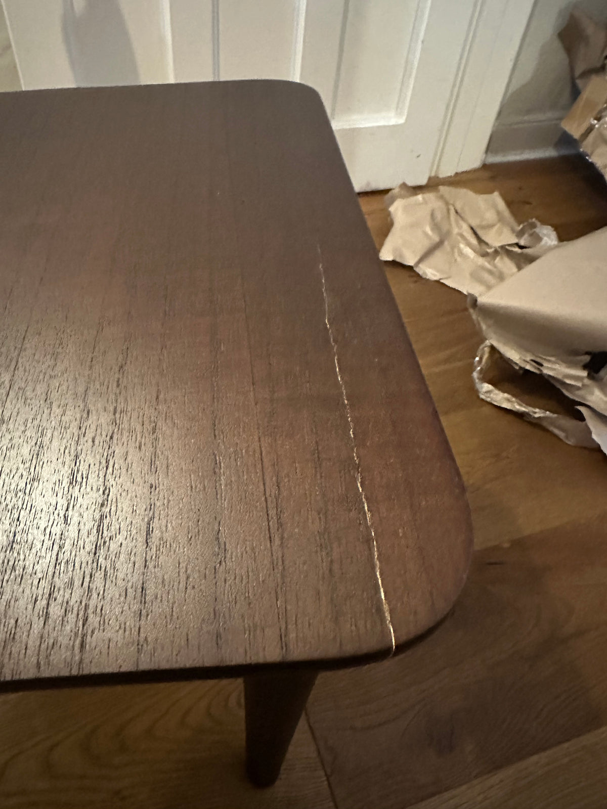 Norway Dark Walnut Dining Chair (Set of 2) (Damaged)