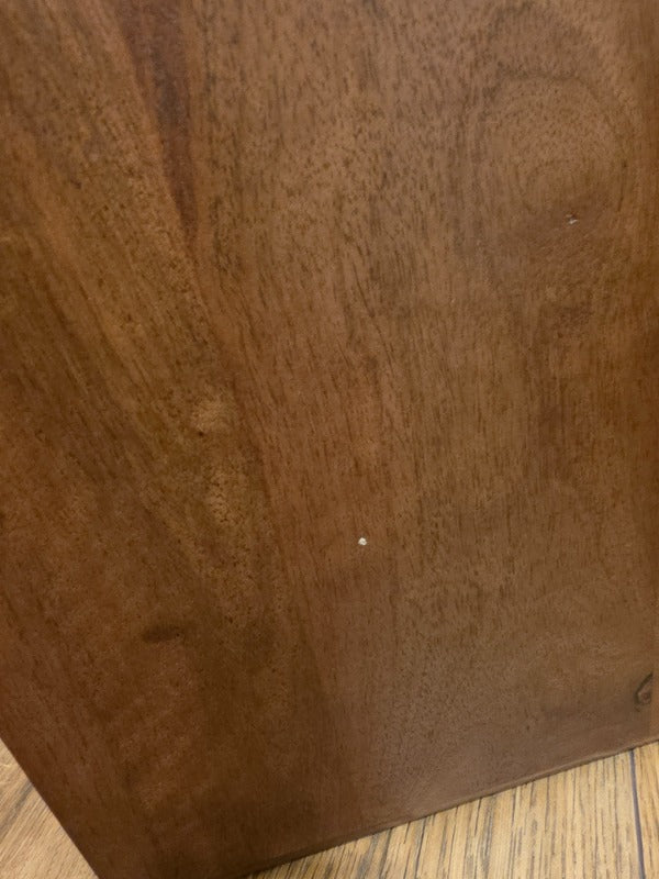 Scandinavian Dark Walnut Logan Narrow Bedside Table (Damaged)