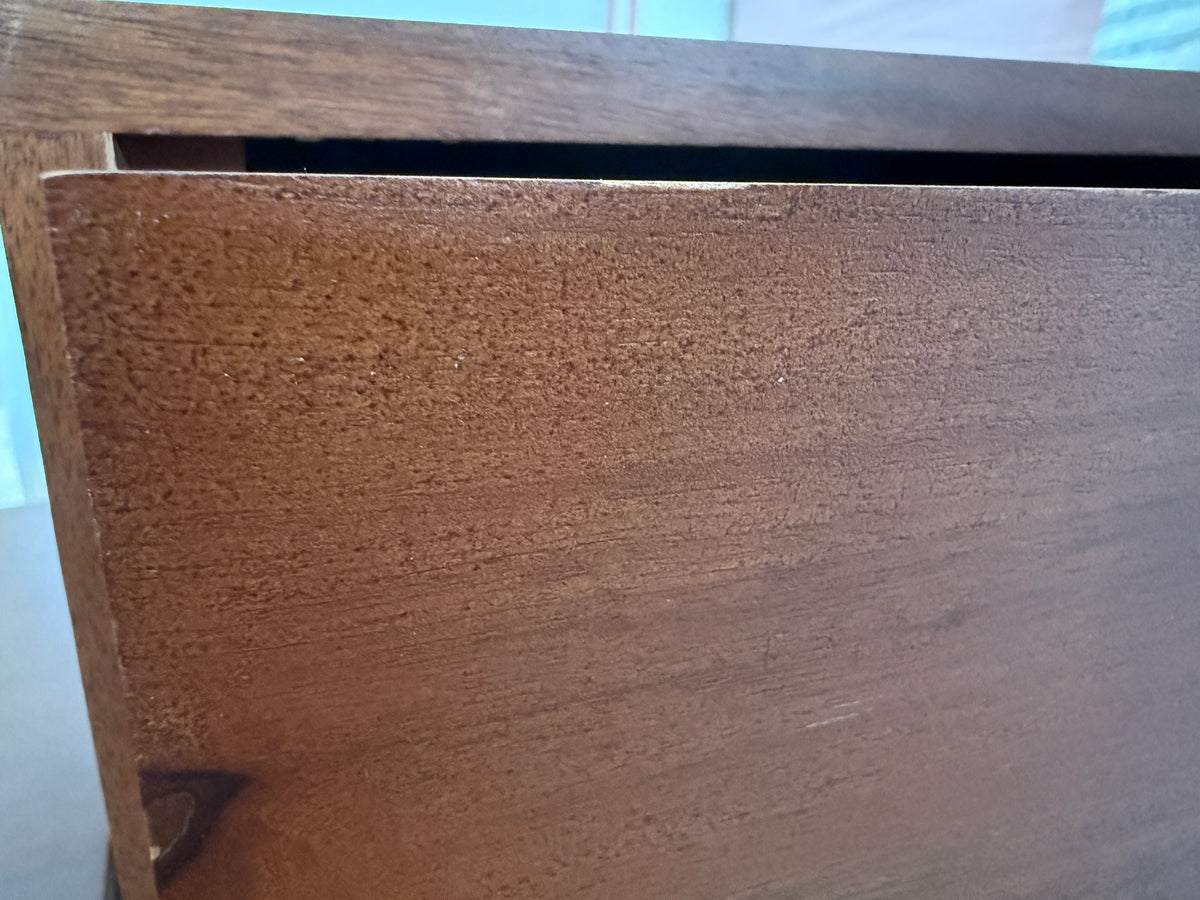 Scandinavian Walnut Oslo Bedside Table (Damaged)