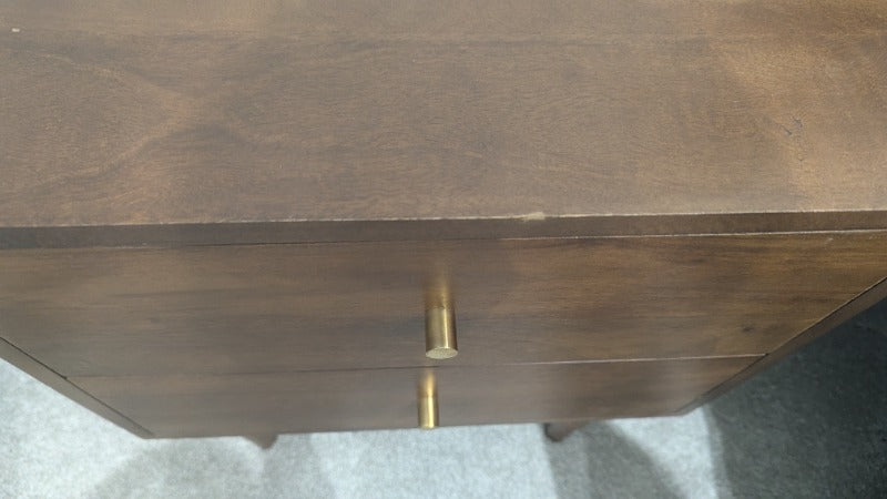Scandinavian Walnut Oslo Bedside Table (Damaged)