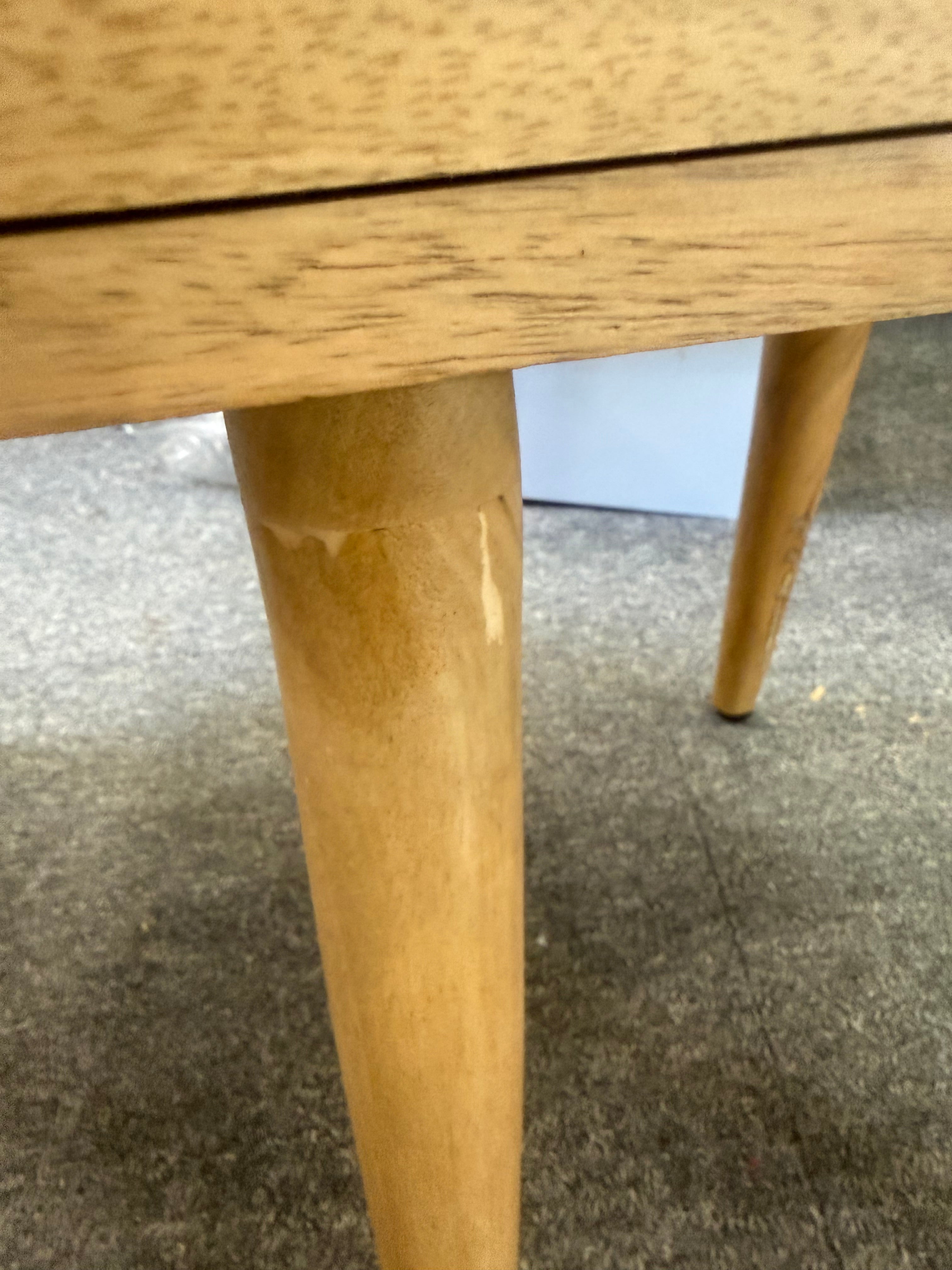 Minimalist Mango Wood Logan Narrow Bedside Table - Default Title (Damaged)