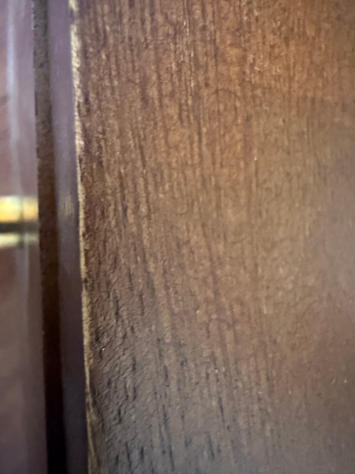 Scandinavian Dark Walnut Logan Narrow Bedside Table (Damaged)