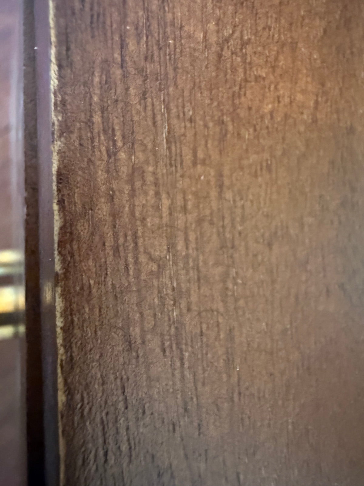 Scandinavian Dark Walnut Logan Narrow Bedside Table (Damaged)