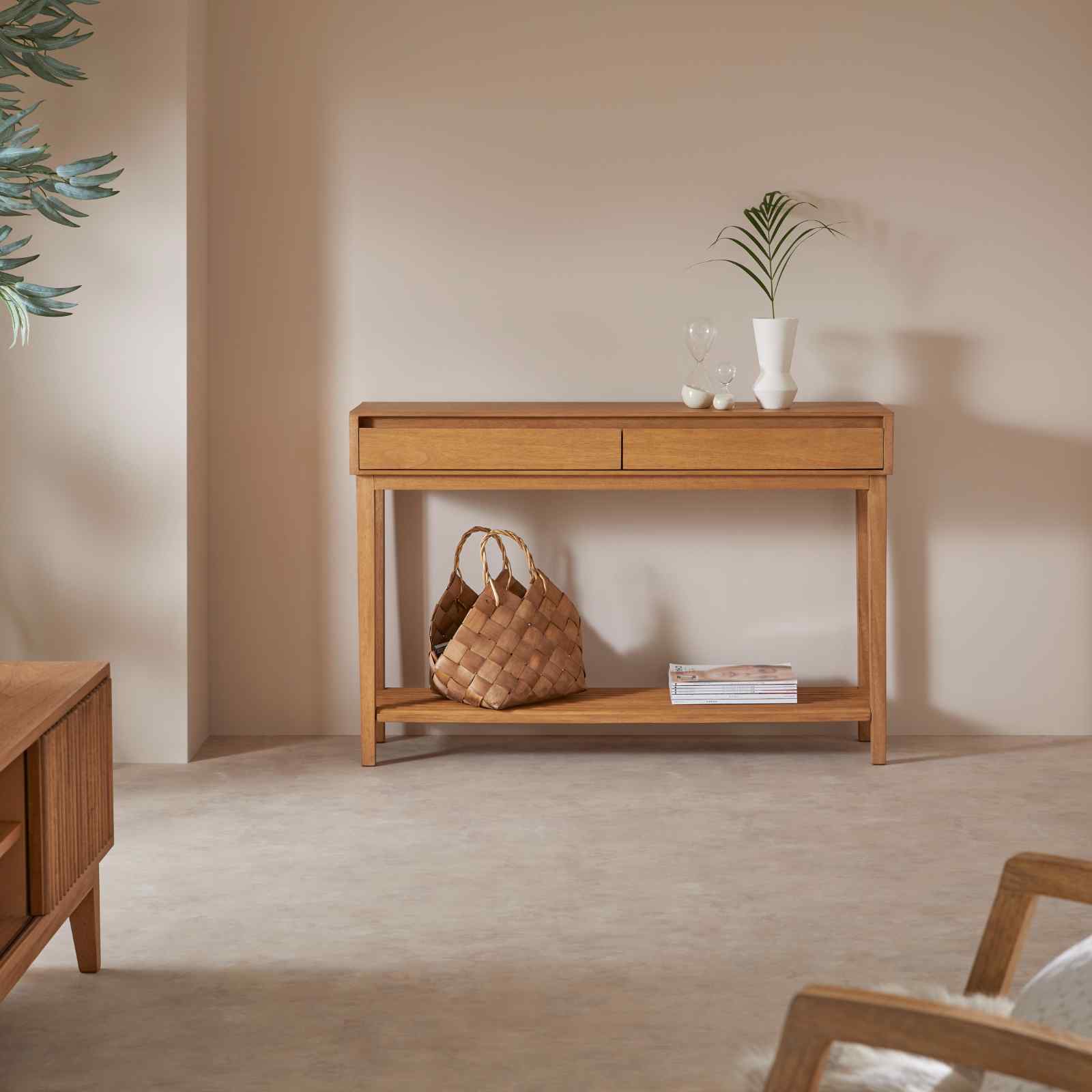 Wooden Hallway Console Table with Drawers | Fishe and Lilly | Melia