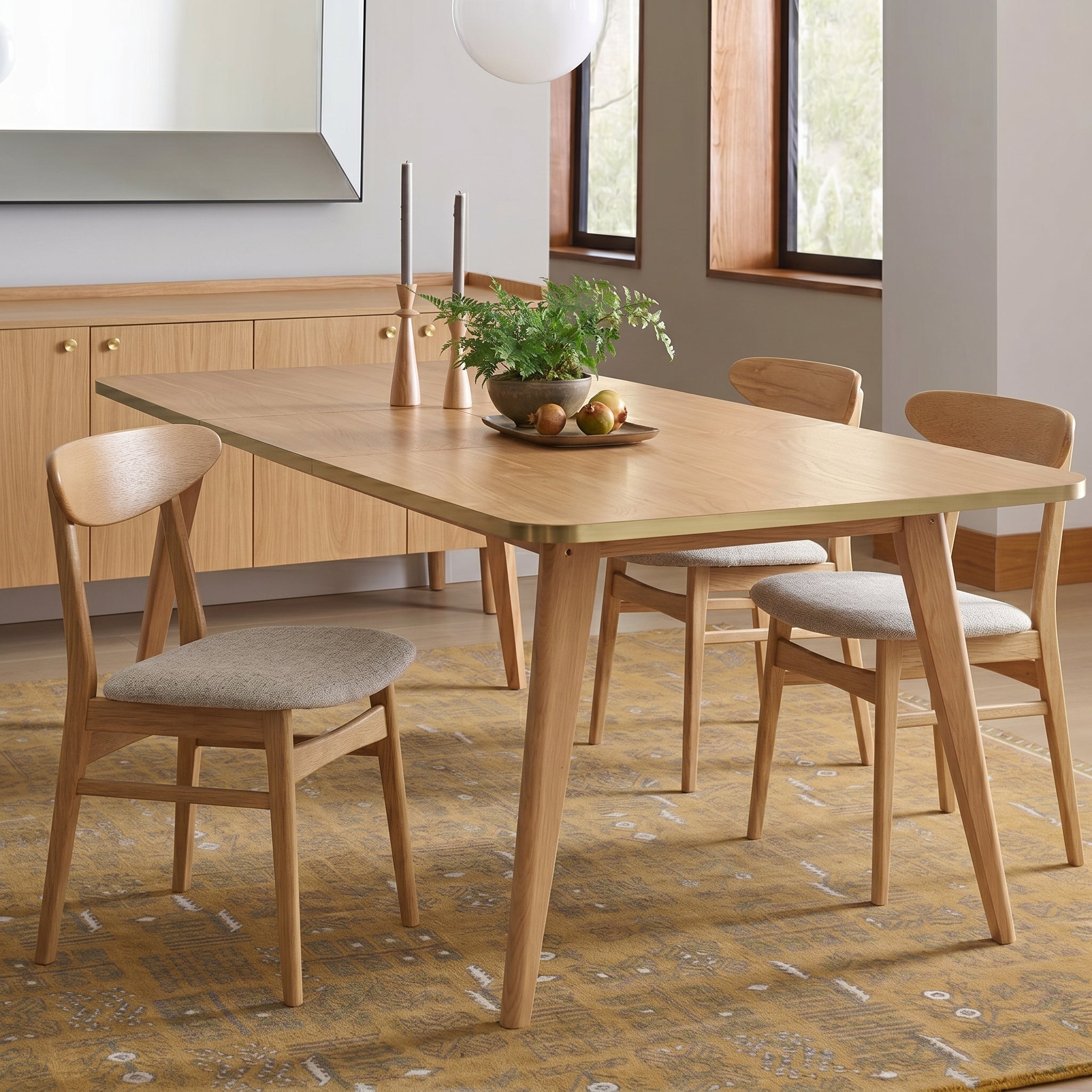 Aurelia Gilded Oak Dining Table