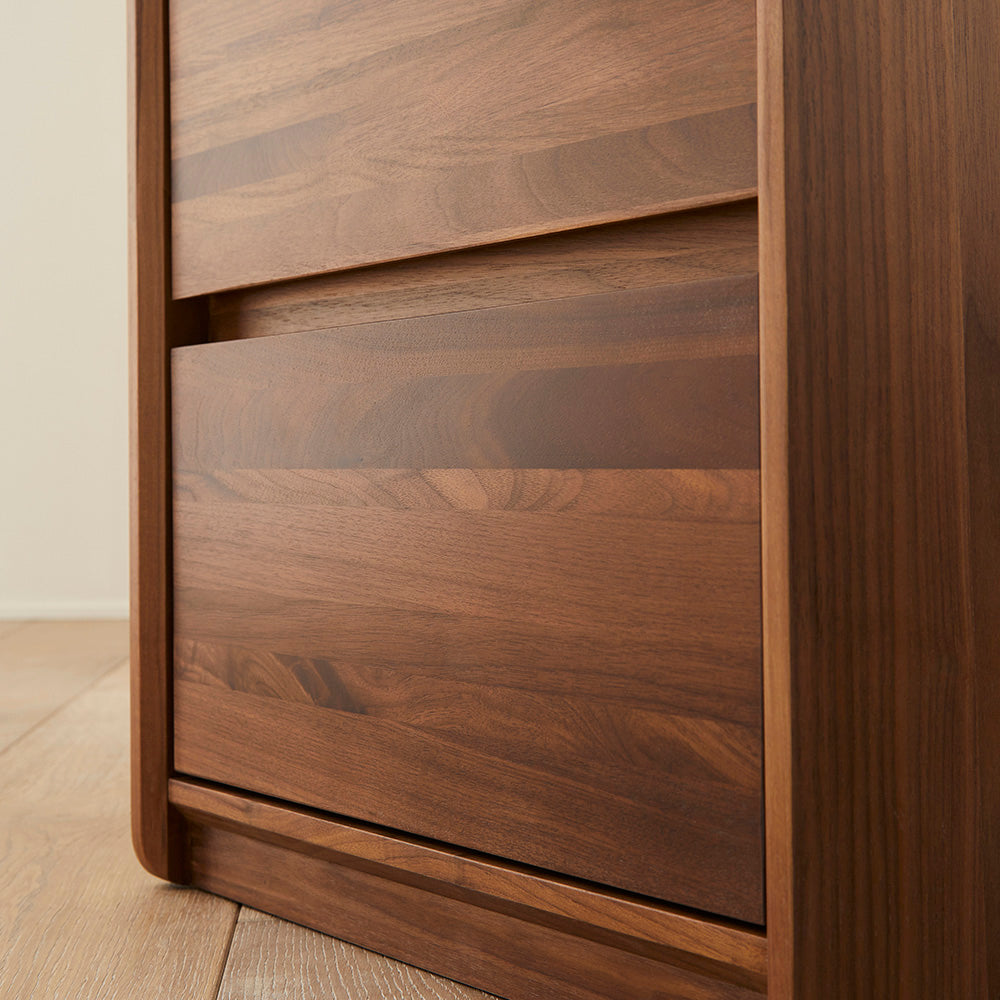 Beckett Walnut Bedside Table