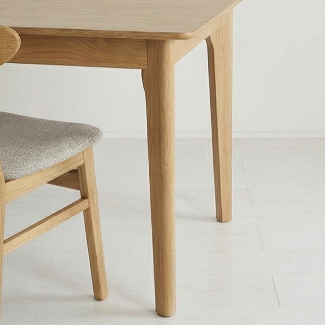Wright Oak Rectangular Extendable Dining Table