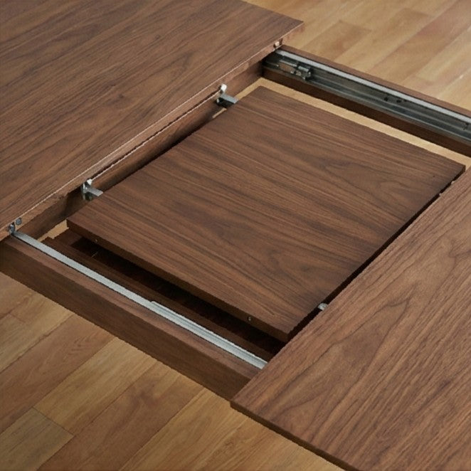 Wright Walnut Rectangular Extendable Dining Table