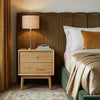Wright Oak Bedside Table