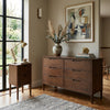 Norway Dark Walnut 6 Drawer Chest of Drawers