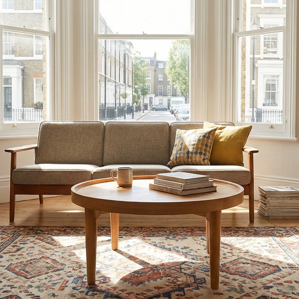 Norway Round Oak Coffee Table