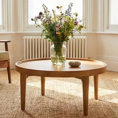 Norway Round Oak Coffee Table