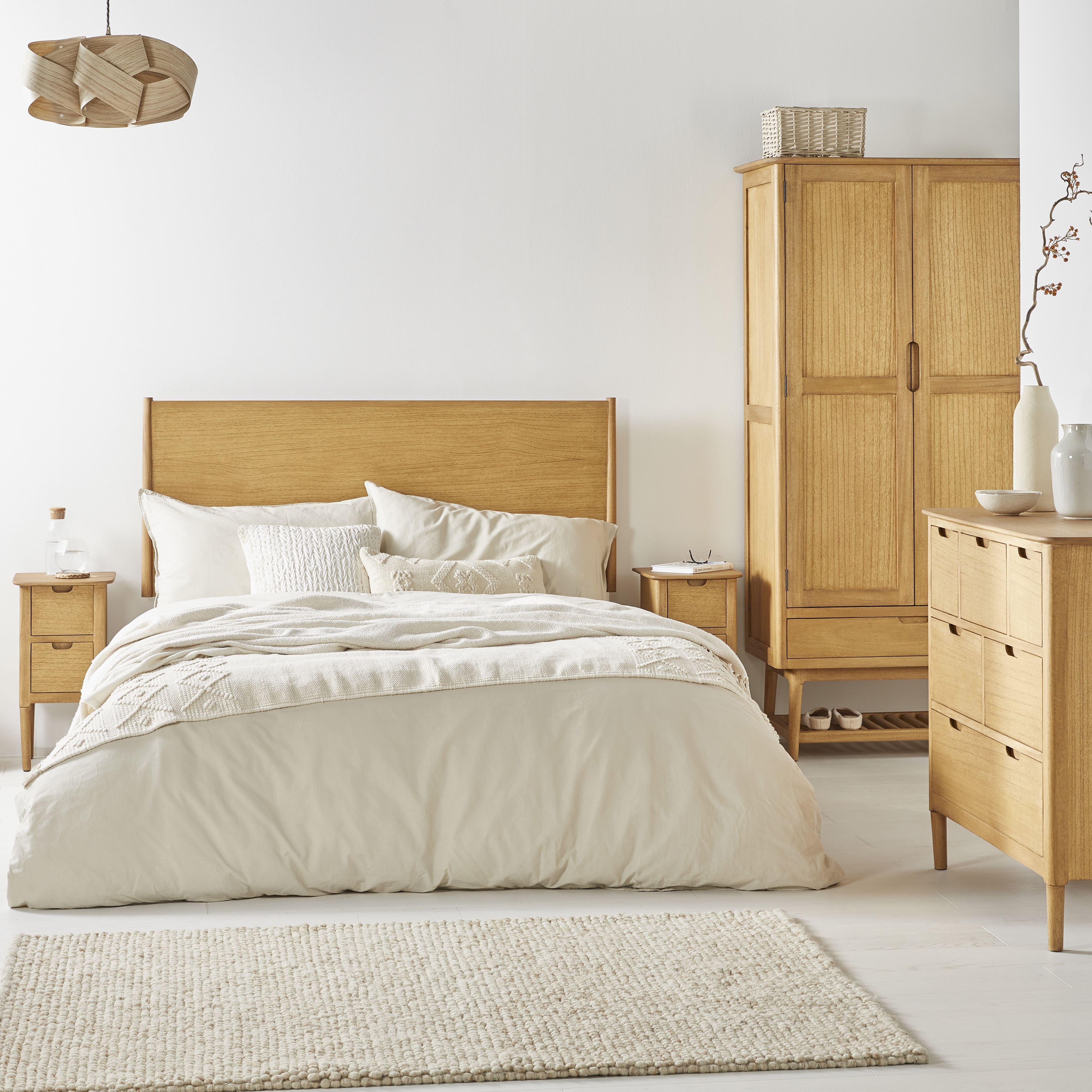Norway Oak King Size Bed Frame