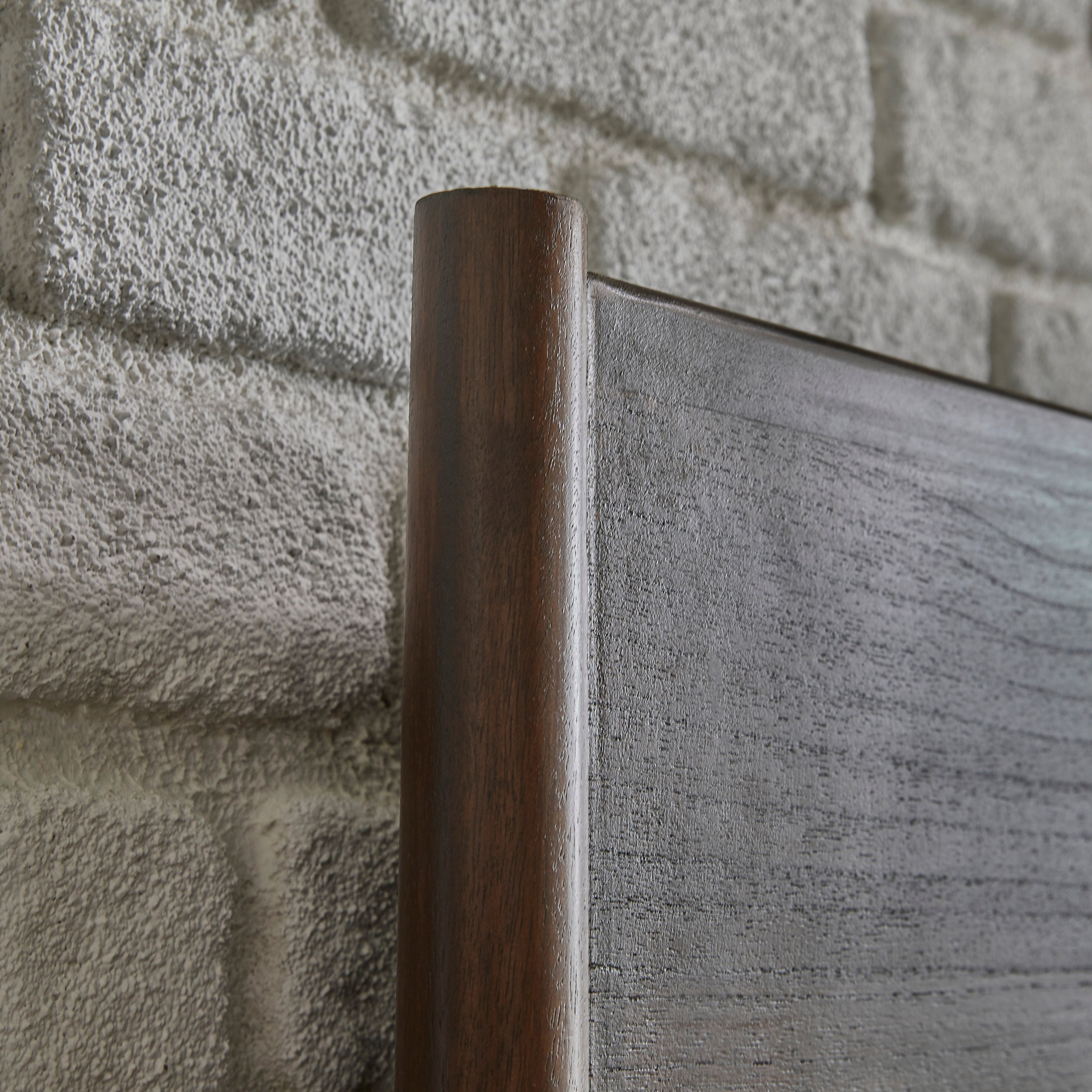 Norway Dark Walnut Double Bed Frame