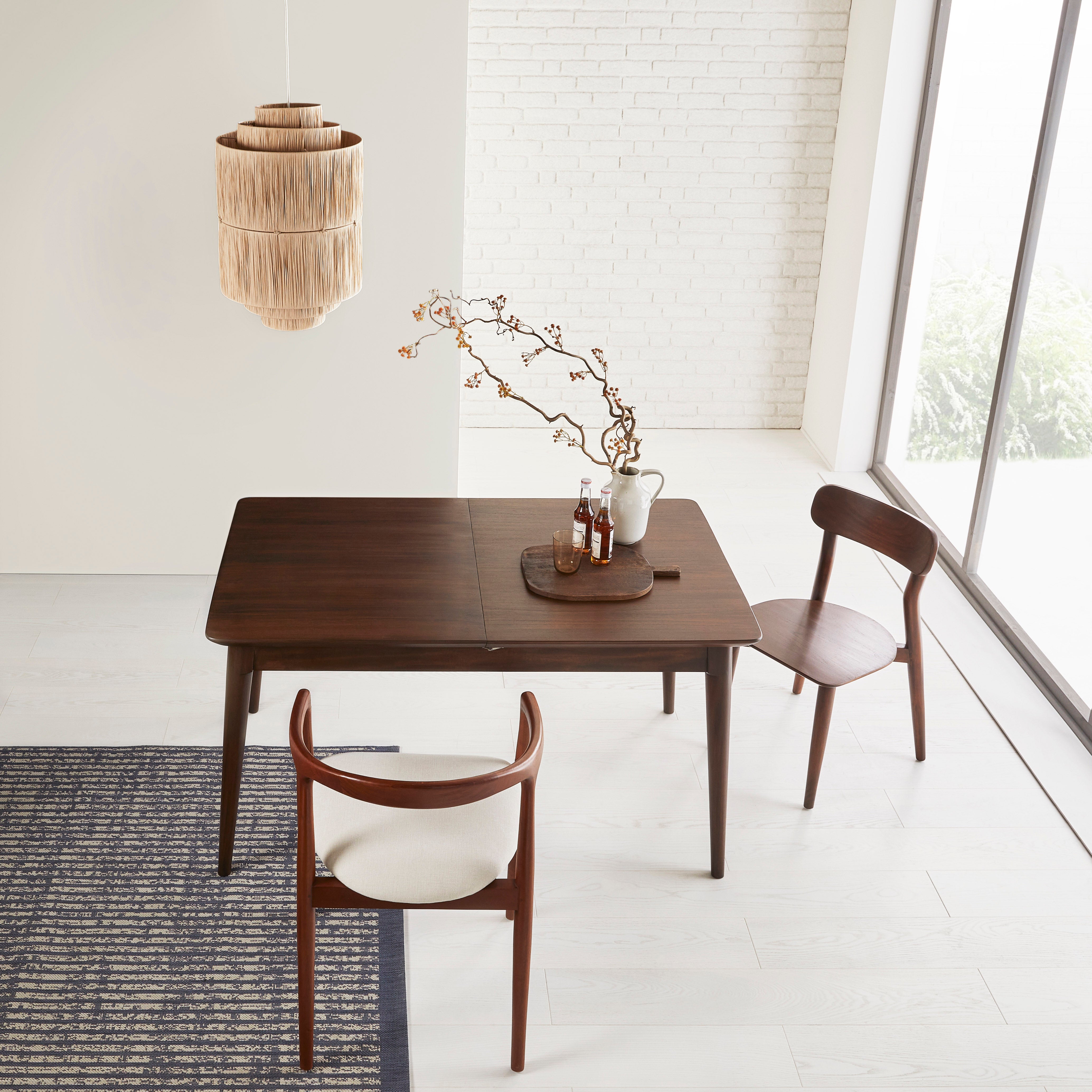 Norway Dark Walnut Extending Dining Table