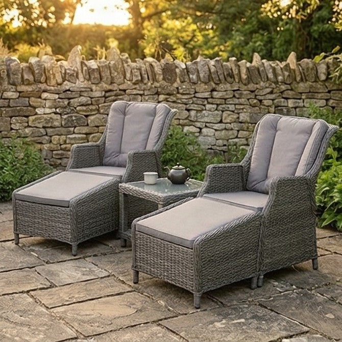 Paris 2 Seater High Back Recliner Comfort Set