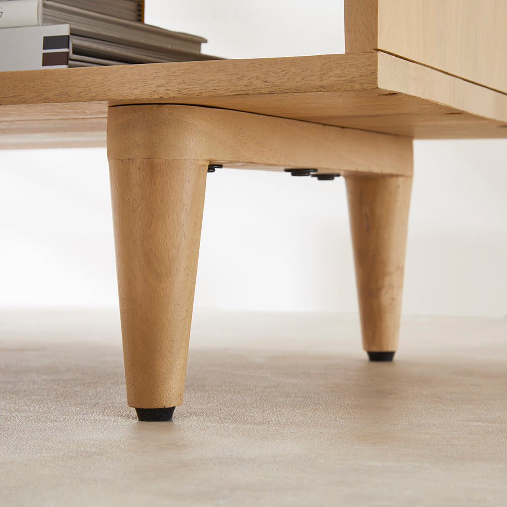 Minimalist Mango Wood Oslo TV Stand