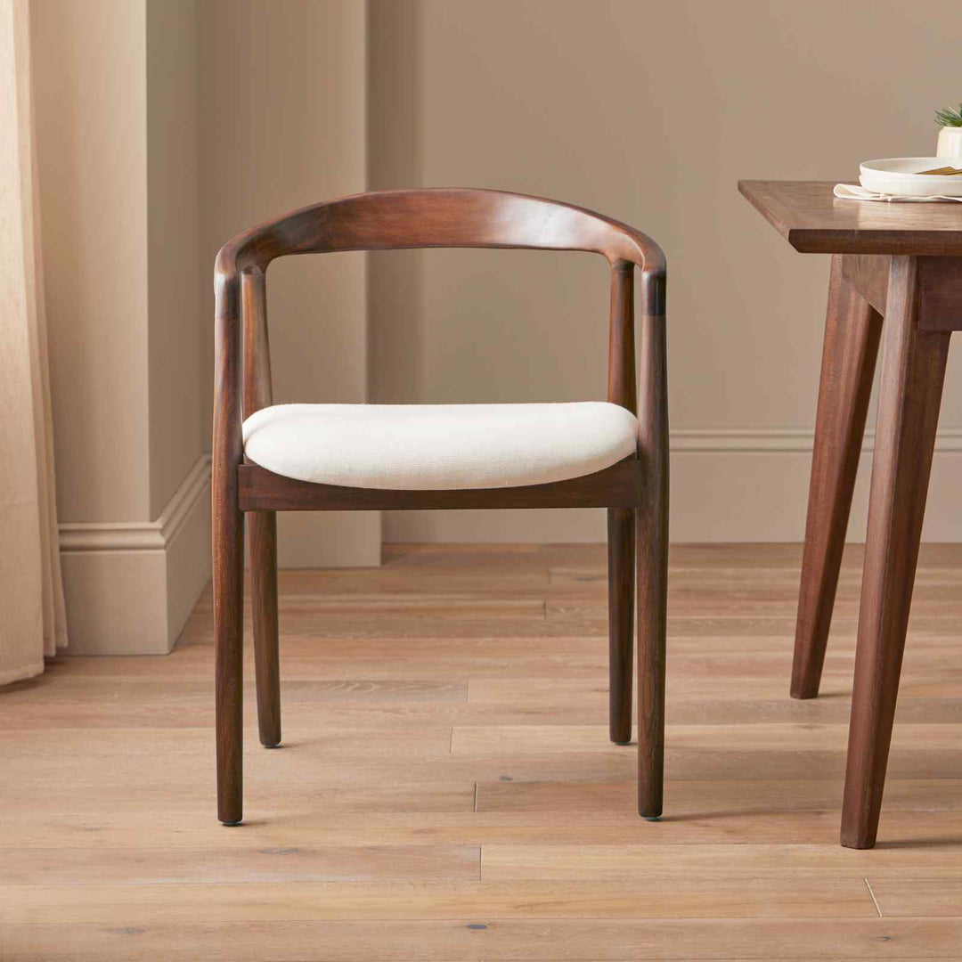 Solid Mahogany Wood Dining Chair Fishe Lilly – Fishe and Lilly