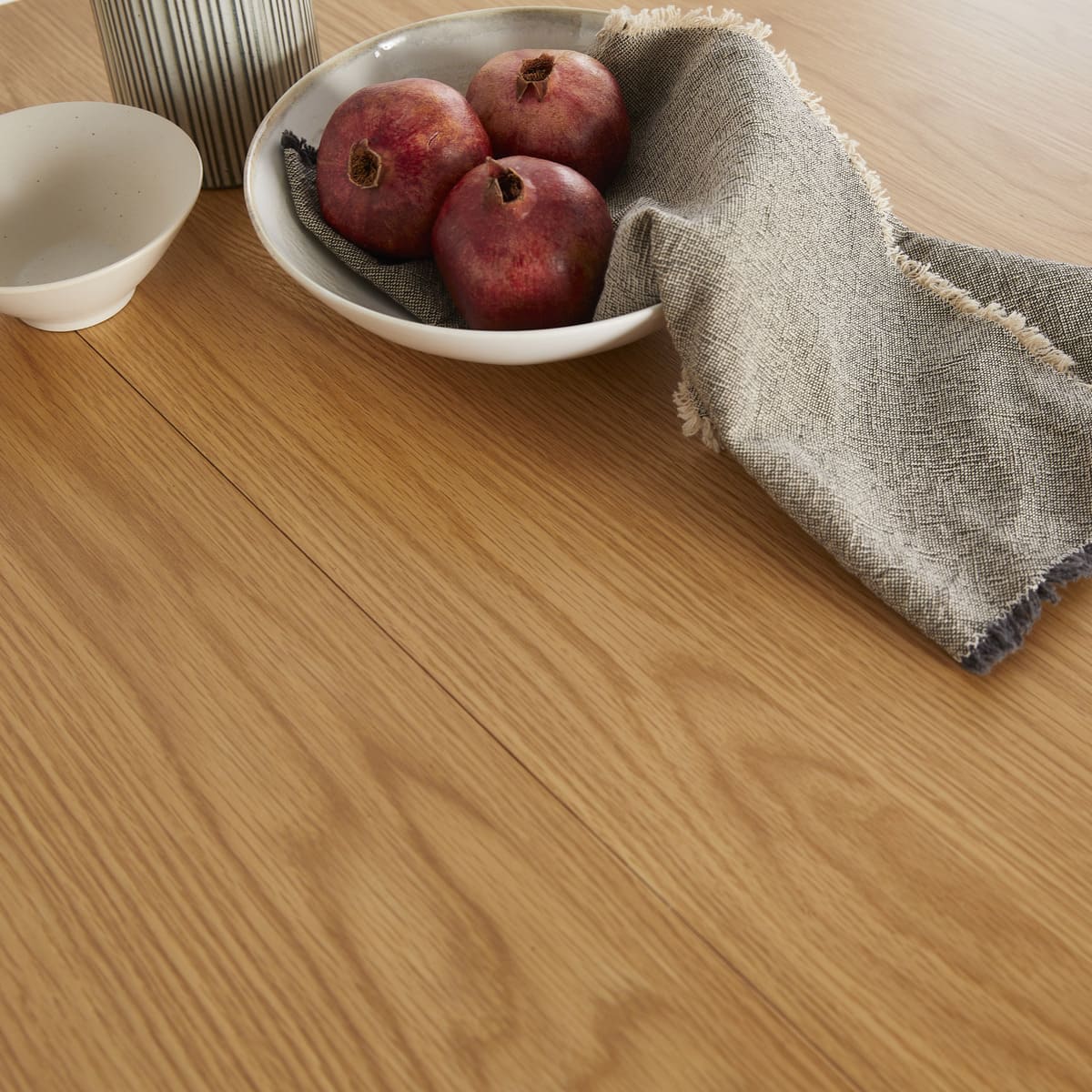 Wright Oak Round Extendable Dining Table